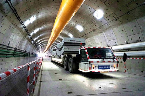 济南黄河隧道复工 累计盾构掘进已超1000米